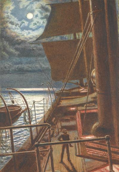 William Holman Hunt, O.M., R.W.S., Homeward Bound (The Pathless Waters)