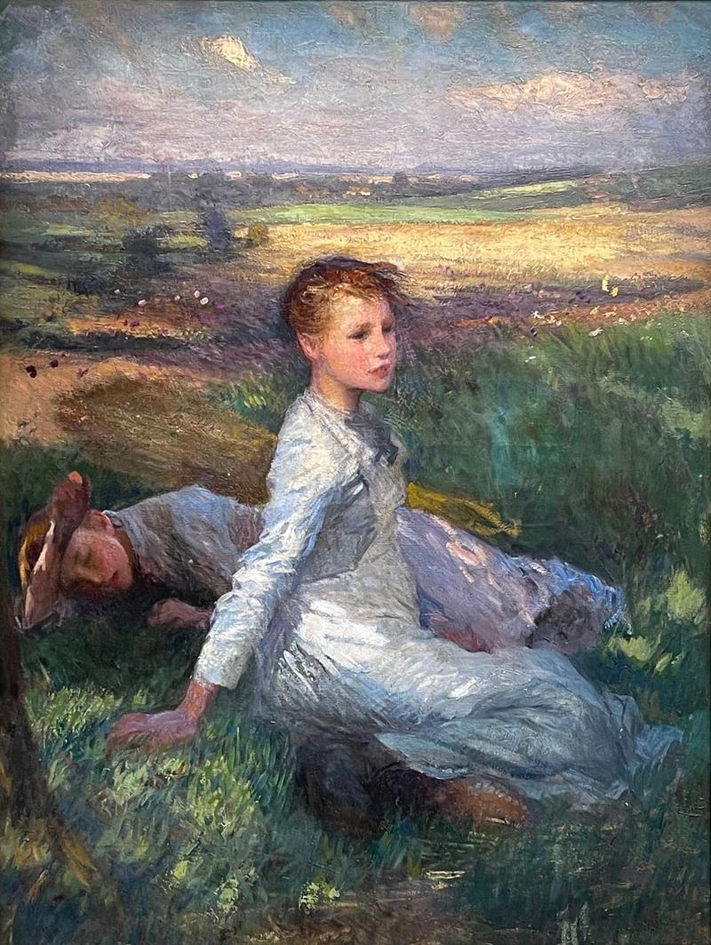 Sir George Clausen, R.A., R.W.S., Summer in the Fields