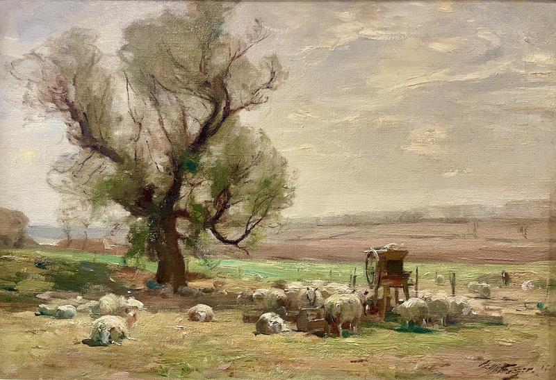 William Miller Frazer, R.S.A., Sheep Grazing
