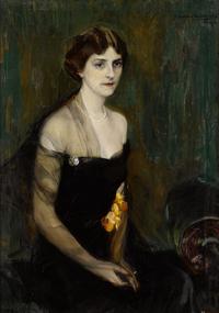 Joaquin Sorolla Y Bastida, Portrait of Mrs Orville E. Babcock
